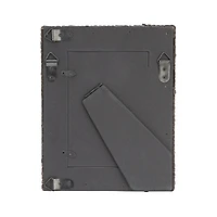 Hello Honey® Black Handwoven Rattan Photo Frame