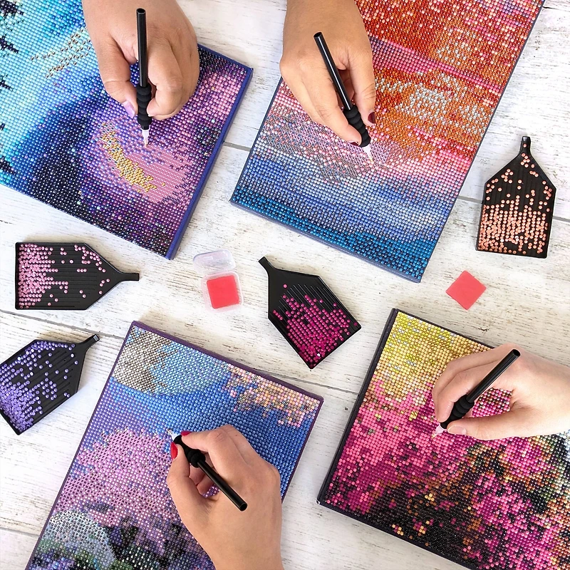 ArtSkills® Brilliant Art Beach Cabana Stretched Canvas Diamond Painting Kit