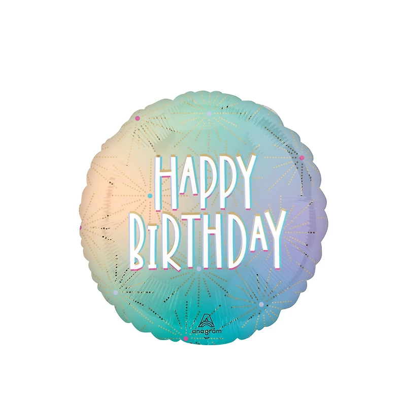 17" Pastel Dream Birthday Balloon