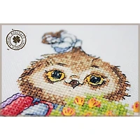 Neocraft Owl With Flowers Cross Stitch Kit