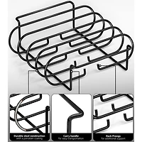 Sorbus 13.5" Black Non-Stick Grilling Rack