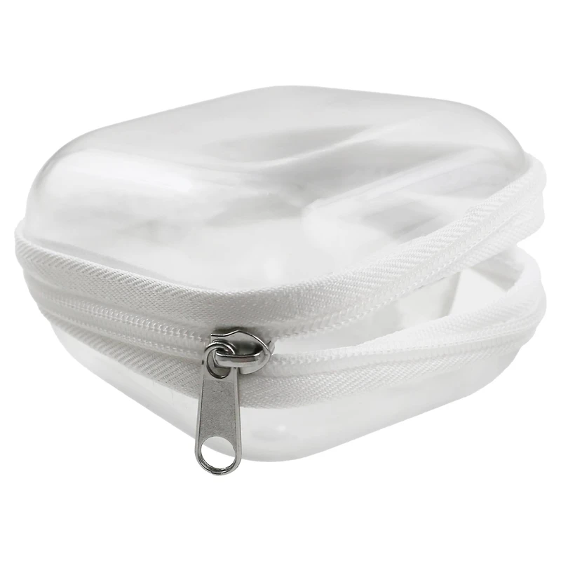Everything Mary Clear Bubble Case with White Zipper