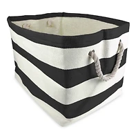 DII® Large Striped Rectangle Woven Paper Storage Basket