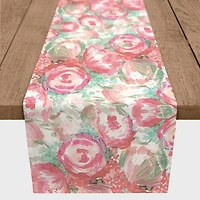 Love Flowers Outdoor Table Runner