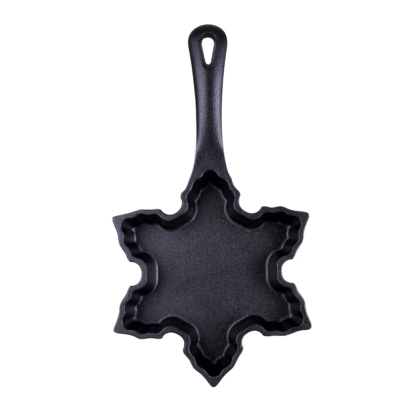 Mini Snowflake Cast Iron Pan by Makery™