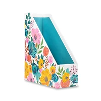 Steel Mill & Co.® Garden Blooms Cream Magazine Holder Set
