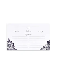 Vera Bradley® Java Navy White Recipe Tin Box