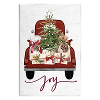 Stupell Industries Joy Holiday Red Gift Truck Wall Plaque Art