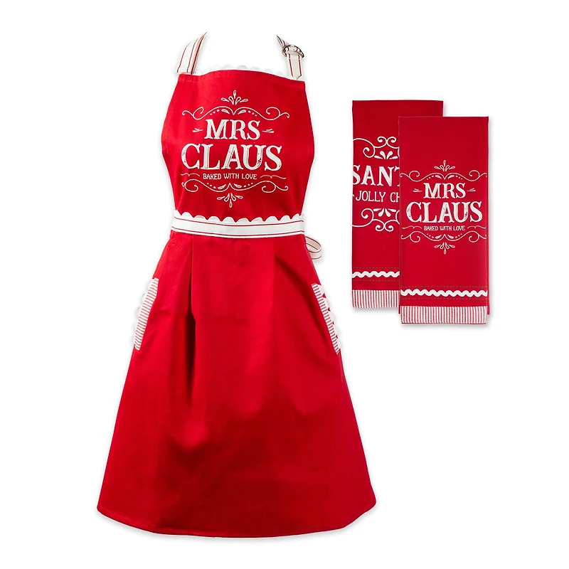 DII® Mrs. Claus Chef Kitchen Set