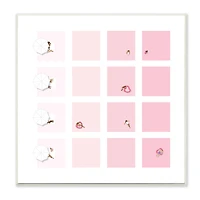 Stupell Industries Tropical Summer Pool Abstract Pink Geometric Pattern, 12" x 12"