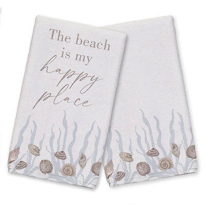 Beach Is My Happy Place Tea Towel Set