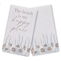 Beach Is My Happy Place Tea Towel Set
