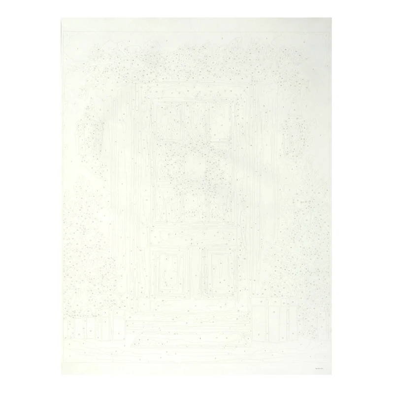 16" x 20" Red Christmas Door Paint-by-Number  Kit by Artist's Loft™