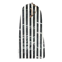 Hello Honey® 16" Black & White Striped Marble Cutting Board