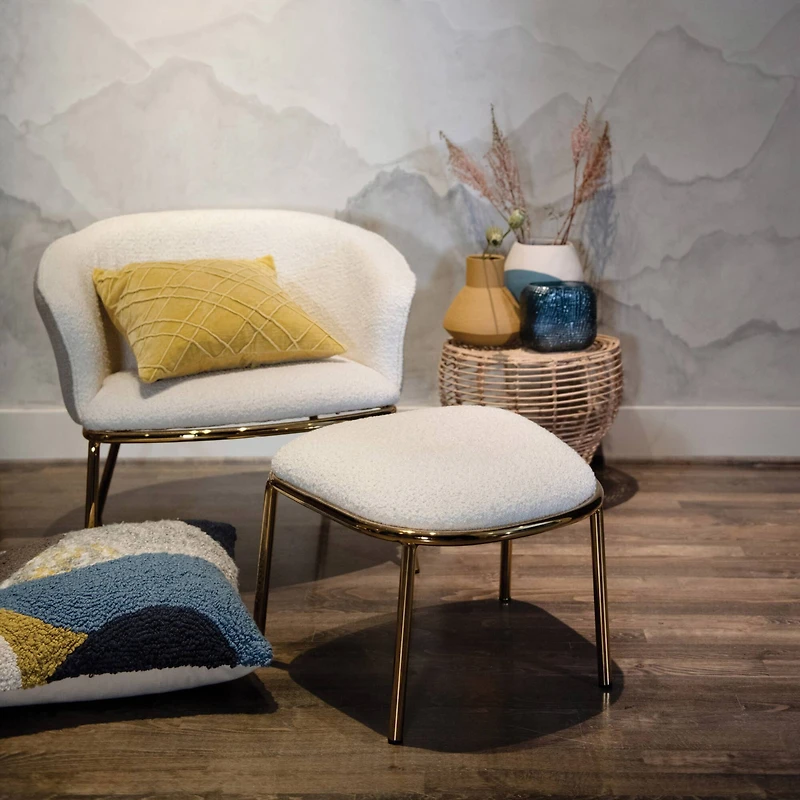 Hello Honey® Mustard Cotton Velvet Pillow