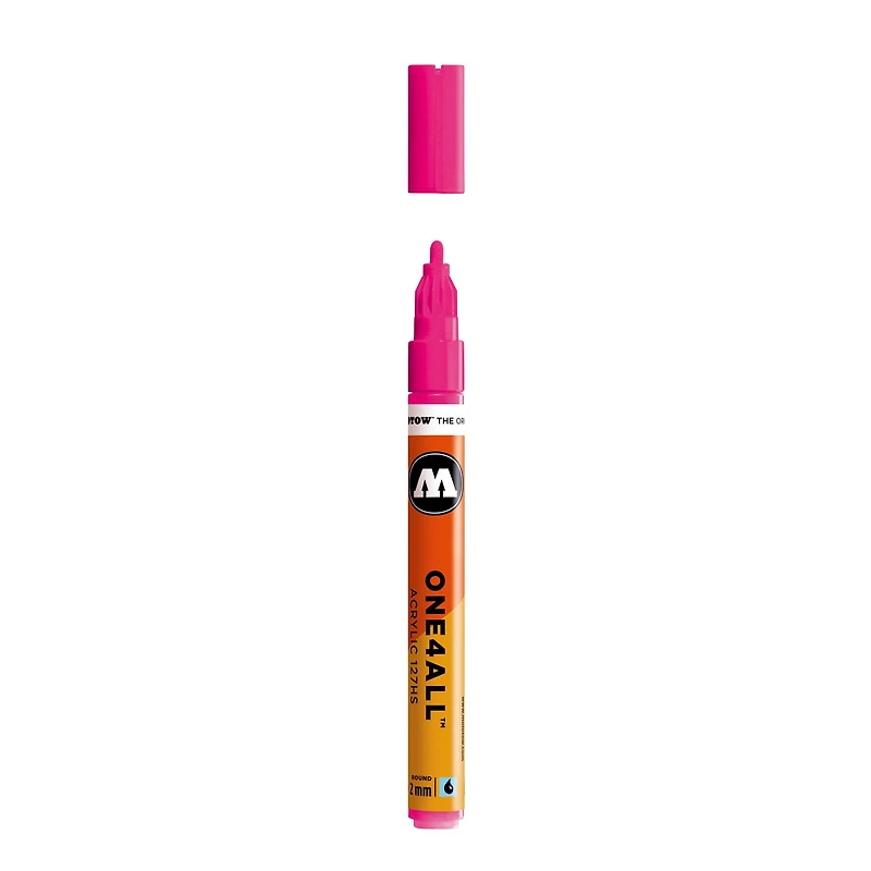 Molotow™ ONE4ALL™ Fluorescent Pink Acrylic 127HS Paint Marker
