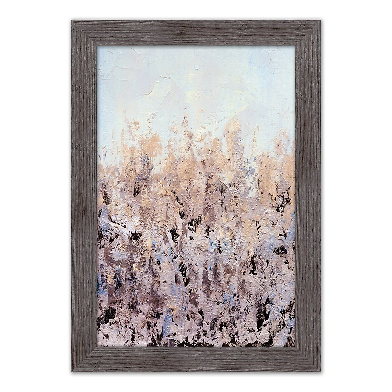 Blush Paint 16" x 24" Western Gray Framed Print