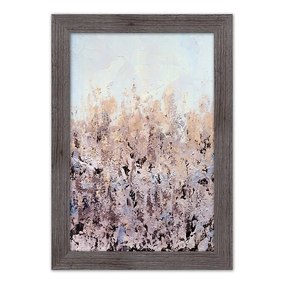 Blush Paint 16" x 24" Western Gray Framed Print