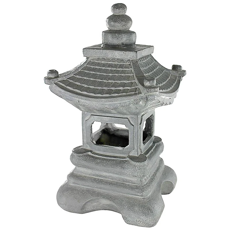 Design Toscano 13.5" Chengdu Pagoda Lantern Statue, 2ct.