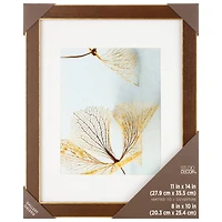 Gallery™ Walnut & Gold Trim Frame with Mat by Studio Décor