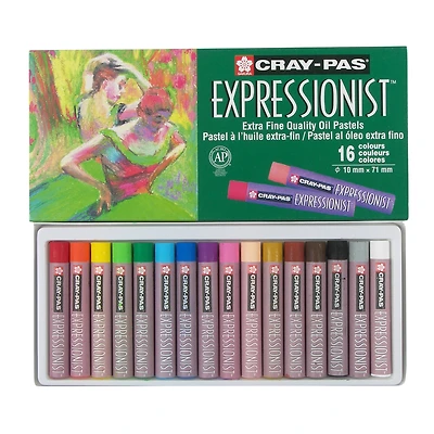 Sakura® Cray-Pas® Expressionist™ 16 Color Extra Fine Quality Oil Pastels