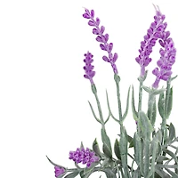 13'' Artificial Lavender Arrangement in Milk Bottle