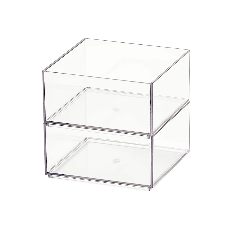 4" x 4" Clear Stacking Storage Tray by Simply Tidy™