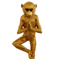 Gold Eclectic Monkey Sculpture Set