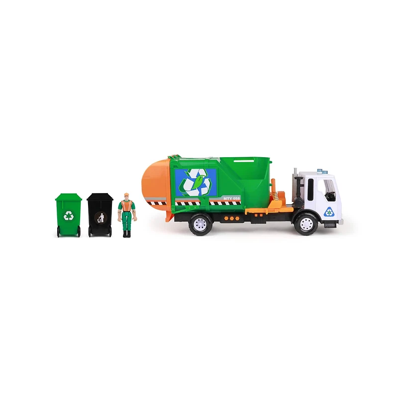 Funrise Mighty Fleet Titans Go Green Garbage Truck