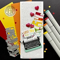 Hero Arts Fancy Dies-Stacked Books