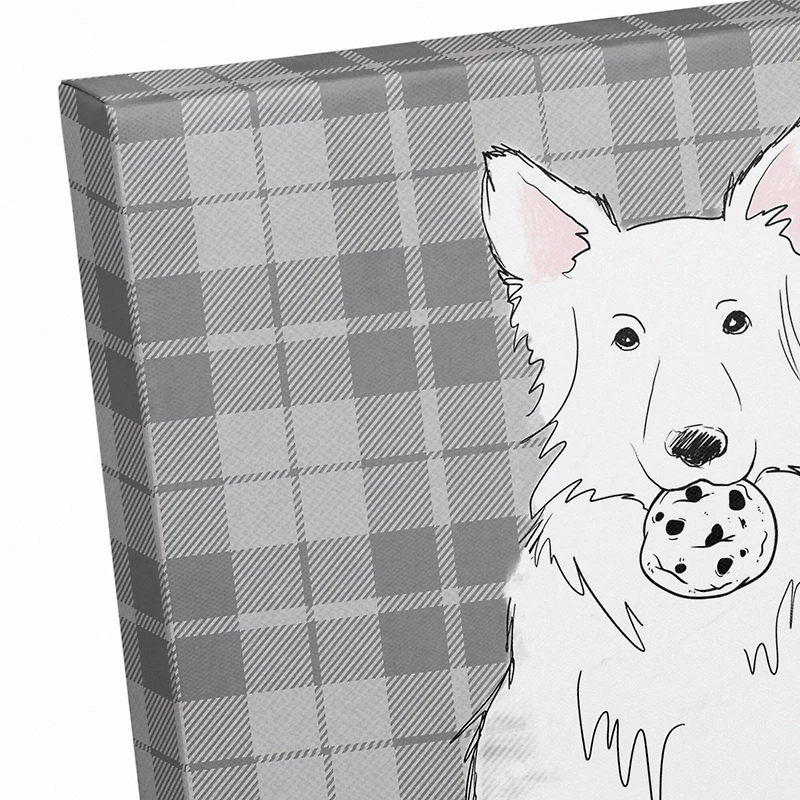 I Ate Santa's Cookies 12x12 Canvas Wall Art