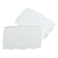 Ornate Silver Border Place Cards, 50ct. by Celebrate It™