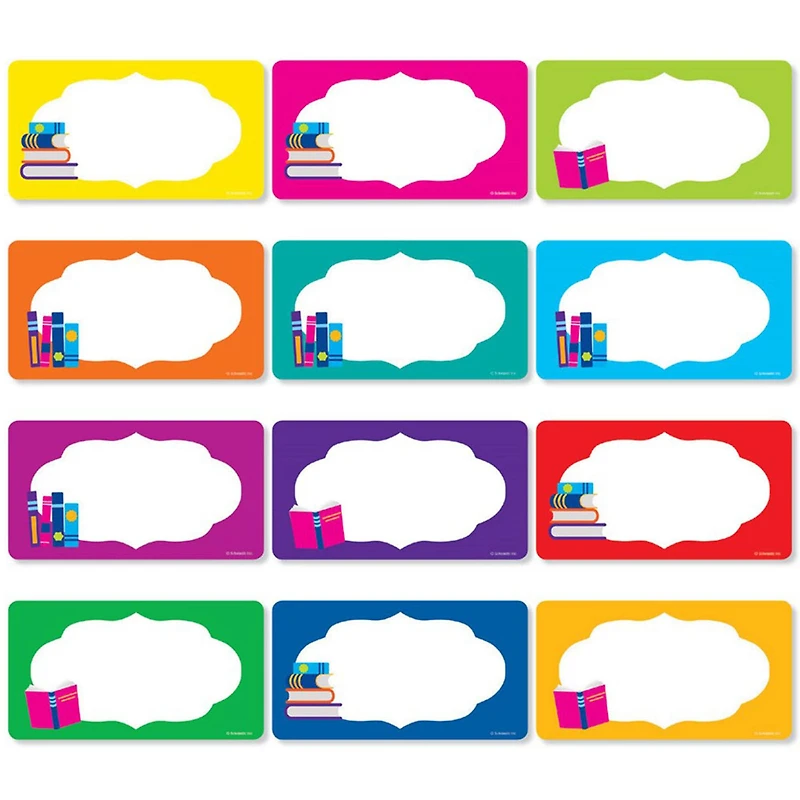 Eureka® Library Label Accents, 3 Packs of 72