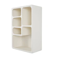 24" Cream Rectangle Wall Shelf