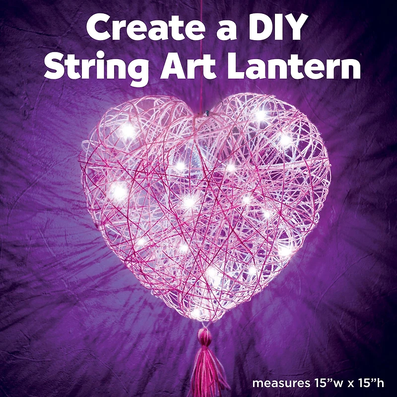 Creativity for Kids® String Art Heart Light