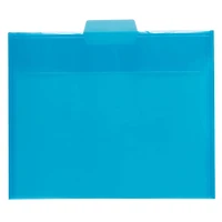 JAM Paper 8.5" x 11" Plastic File Folders, 6ct.