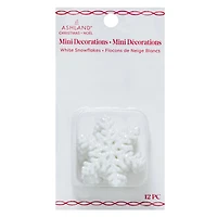 Mini White Snowflake Decorations, 12ct. by Ashland®