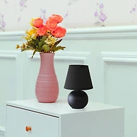 Creekwood Home Nauru 8.5" Ceramic Orb Base Table Lamp