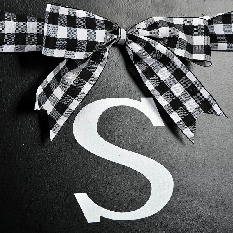 30" Halloween “Scram" Metal Porch Sign