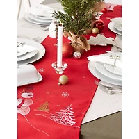 DII® 108" Snowman Embroidered Table Runner