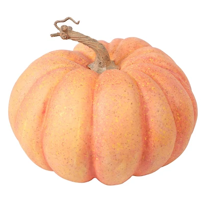 8.5" Light Orange Decorative Pumpkin by Ashland®