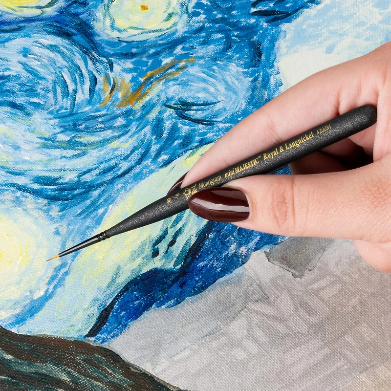 Royal & Langnickel® Mini Majestic™ Short Handle Monogram Brush