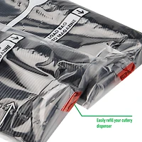 Mind Reader Black Plastic Spoon Dispenser Refills, 100ct.