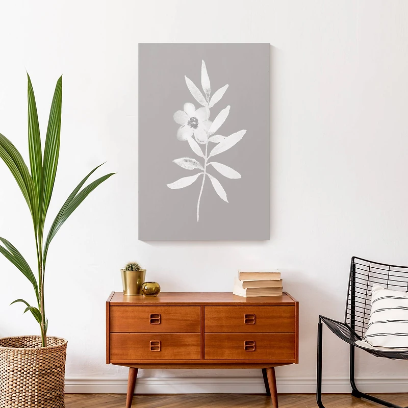 Soft White Flower 20" x 30" Canvas Wall Art