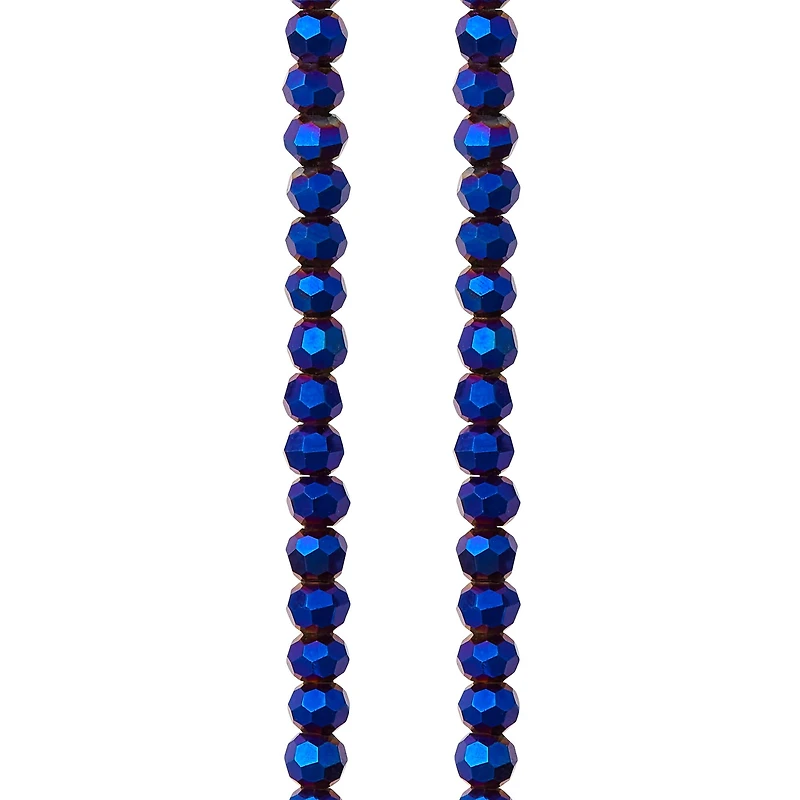 12 Pack: Amethyst Iris Glass Beads, 3mm by Bead Landing™