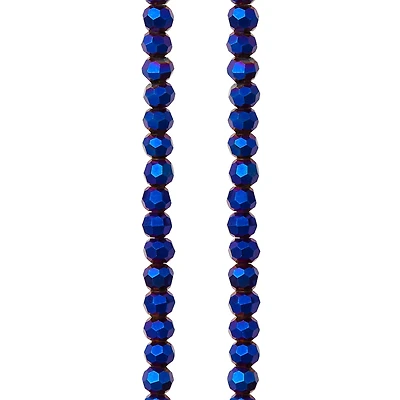 12 Pack: Amethyst Iris Glass Beads, 3mm by Bead Landing™