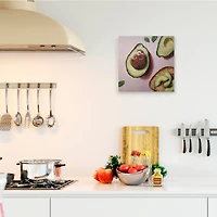 Stupell Industries Adorable Hedgehog Resting in Avocado Canvas Wall Art