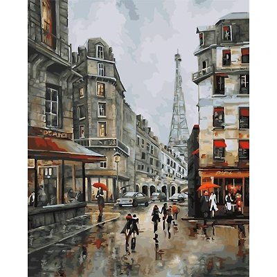 Crafting Spark Paris Days Painting by Numbers Kit