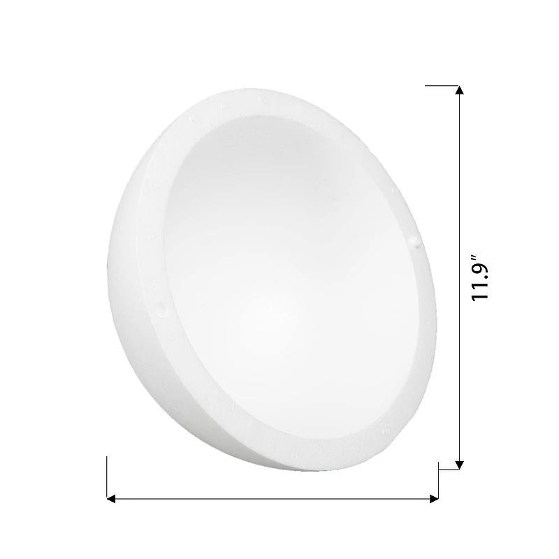 FloraCraft® SmoothFōM® 11.9" Hollow Foam Half Ball