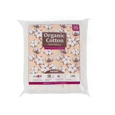 Fairfield™ Organic Cotton Quilt Batting, 90" x 108"